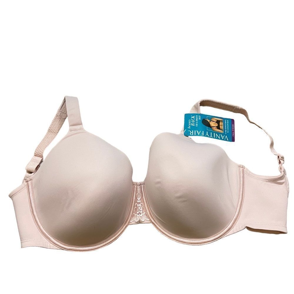 Brand New With Tags Vanity Fair Brand White Padded Bra Size 40d